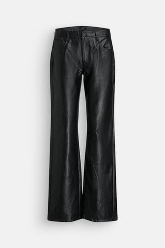 7 FOR ALL MANKIND Kunstlederhose schwarz