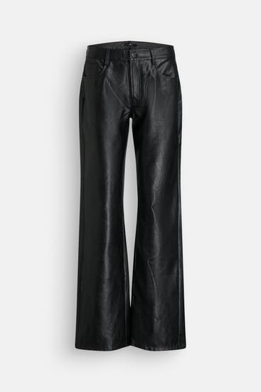 7 FOR ALL MANKIND - Kunstlederhose schwarz