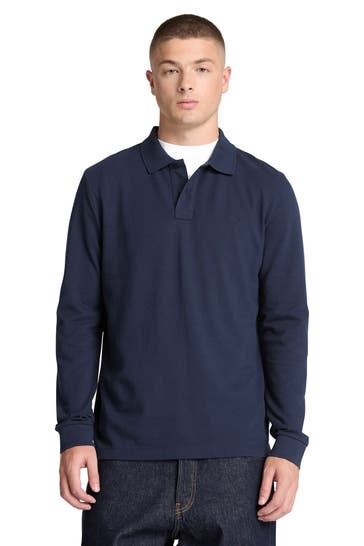 TIMBERLAND Polo-Shirt dunkelblau