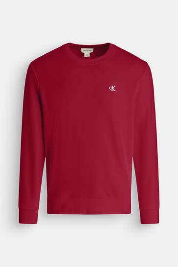 CALVIN KLEIN Sweatshirt burgunder