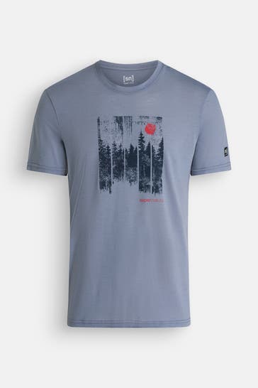 SUPER.NATURAL T-Shirt graublau