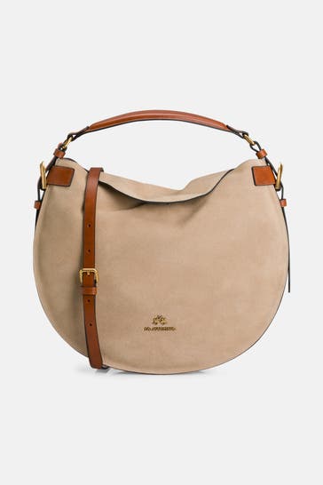 LA MARTINA Handtasche 'Luna' hellbraun