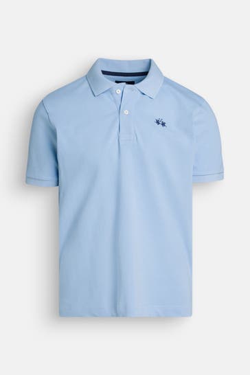LA MARTINA Polo-Shirt hellblau