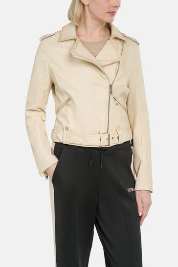 GUESS Kunstlederjacke sand