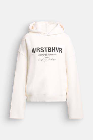 WRSTBHVR - Hoodie 'Meck' offwhite