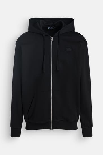 DIESEL Sweatjacke schwarz