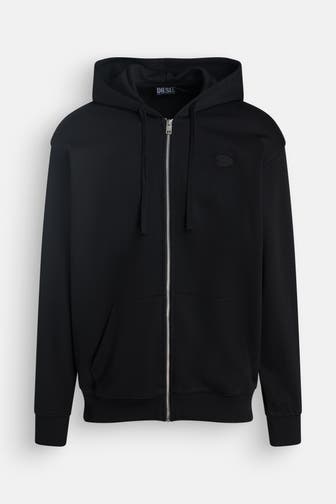 DIESEL Sweatjacke schwarz