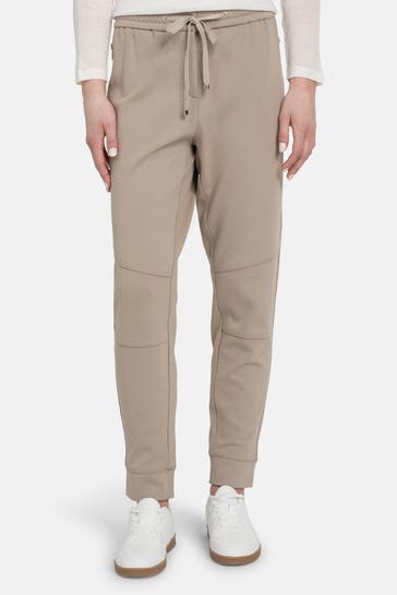 MARC O'POLO Stoffhose hellbraun