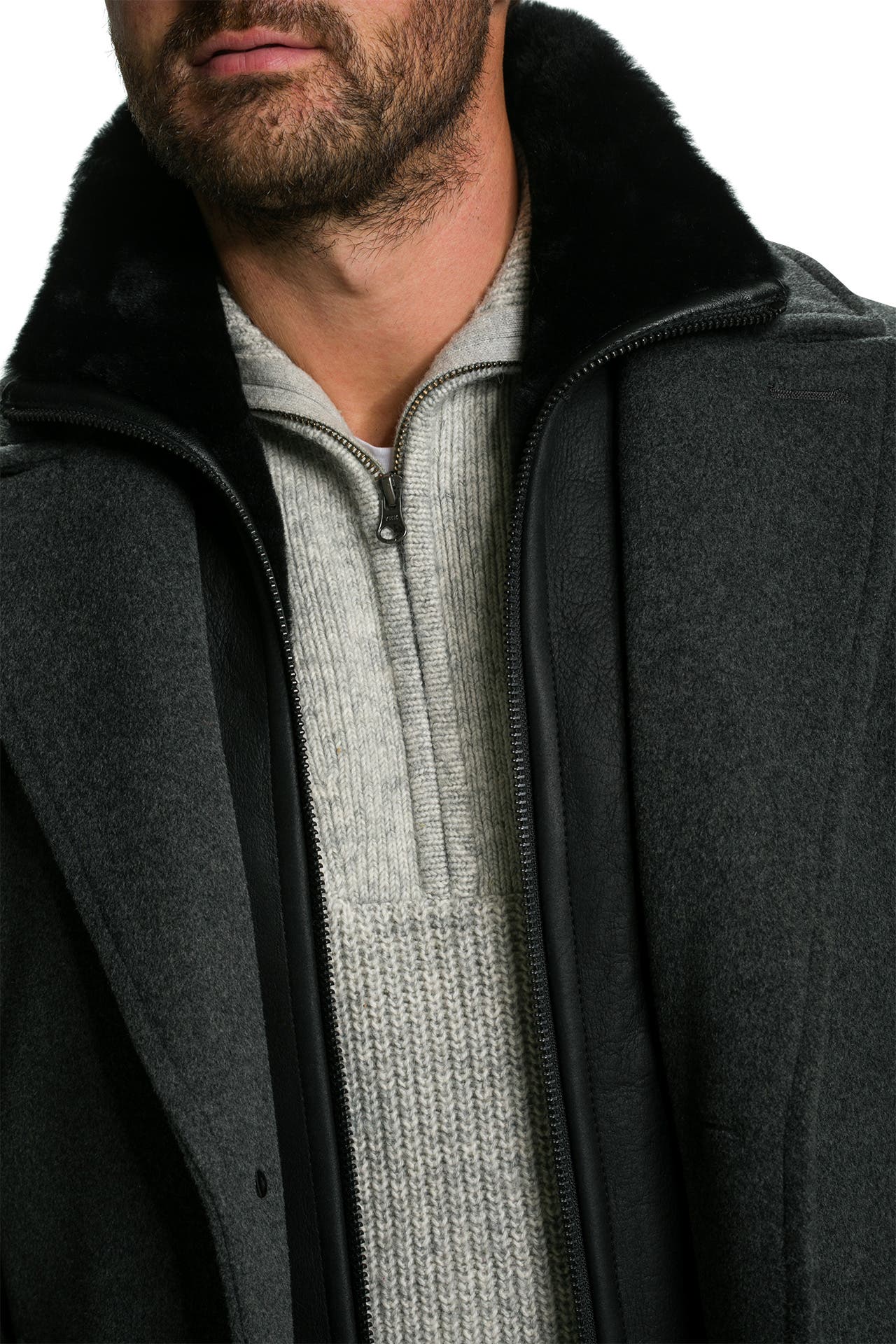 MACKAGE Wollmixmantel Dillon dunkelgrau gunstig online kaufen Outletcity