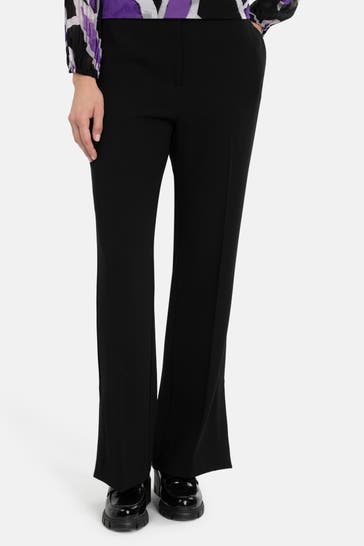 COMMA, Stoffhose schwarz