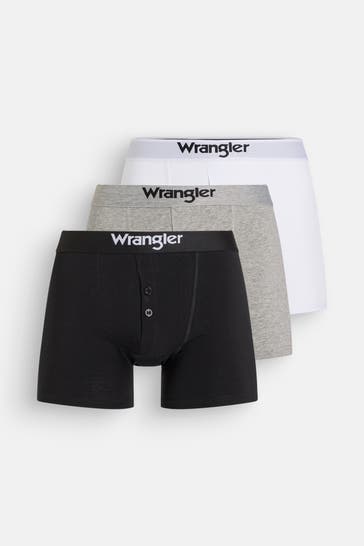 WRANGLER 3er-Pack Boxer Trunks 'Tait' mehrfarbig