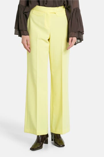 RIANI Stoffhose gelb