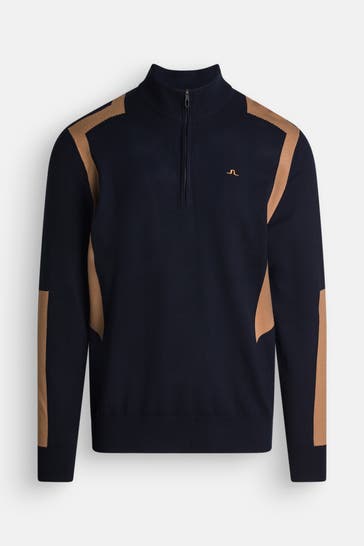 J.LINDEBERG SPORTSWEAR Strick-Troyer 'Kendrick' zweifarbig