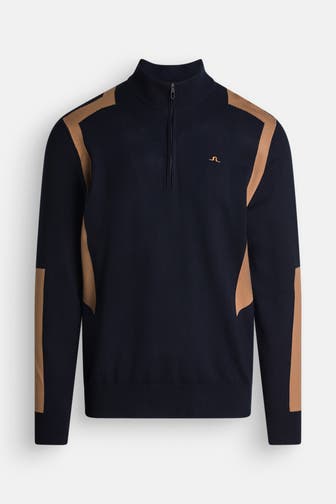 J.LINDEBERG SPORTSWEAR Strick-Troyer 'Kendrick' zweifarbig