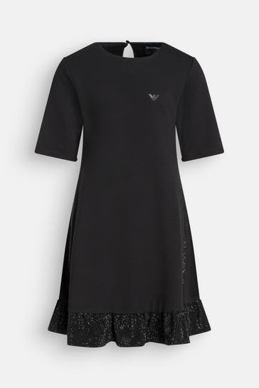 EMPORIO ARMANI Sweatkleid 'Vestito' schwarz