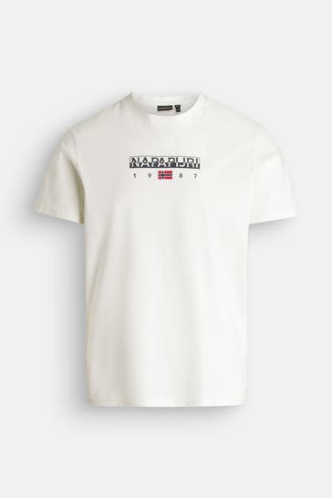 NAPAPIJRI 'Lowen' T-Shirt, ecru
