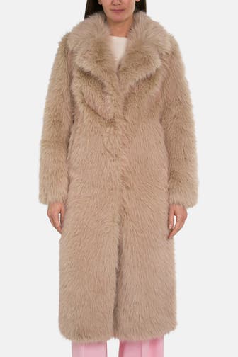 FRIEDA & FREDDIES NY Kunstfellmantel beige