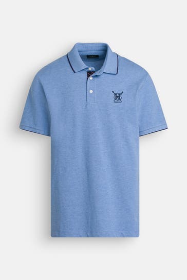 HACKETT Polo-Shirt 'Heritage' azurblau