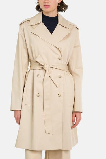 BOSS - Trenchcoat 'Cotrench' beige