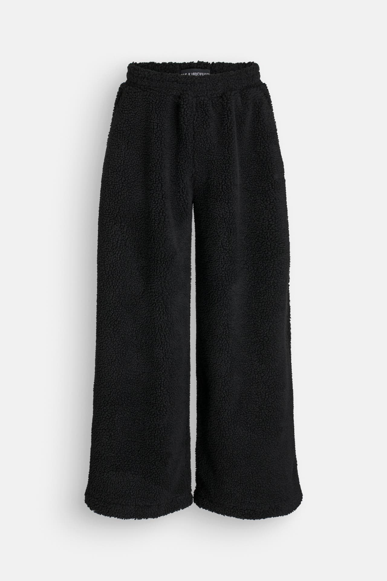 HAN KJØBENHAVN Teddyfleece-Hose schwarz, Bild 1
