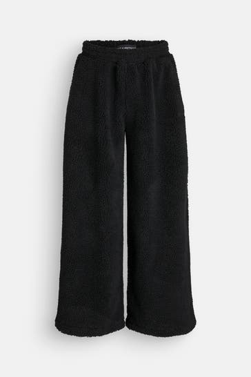 HAN KJØBENHAVN Teddyfleece-Hose schwarz