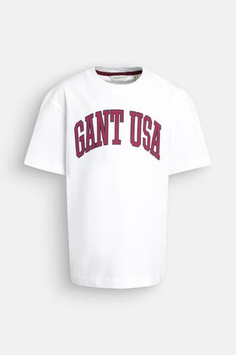 GANT T-Shirt weiß