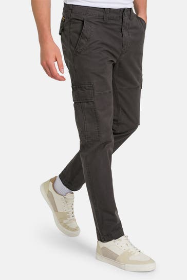 SUPERDRY Cargohose grau