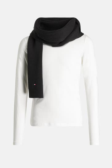 TOMMY HILFIGER Schal schwarz