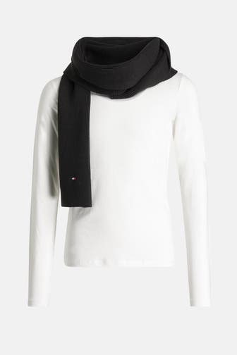 TOMMY HILFIGER Schal schwarz