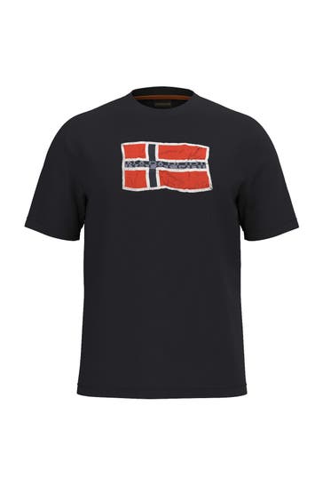 NAPAPIJRI Black T-Shirt