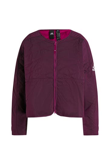 ADIDAS Light-Steppjacke aubergine