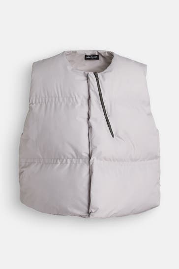 ATELIER DE ROUPA Steppweste hellgrau