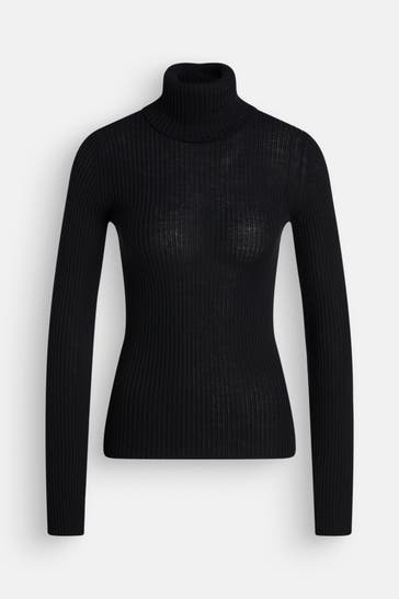 0039 ITALY Wollpullover 'Whiley' schwarz