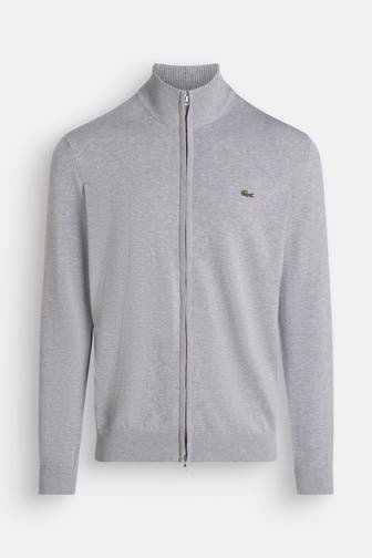 LACOSTE Strickjacke grau