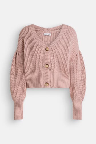 CLAIRE LUISE Strickjacke altrosa