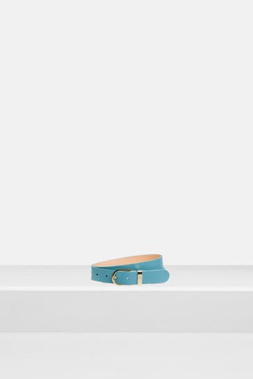 AIGNER Ledergürtel türkis