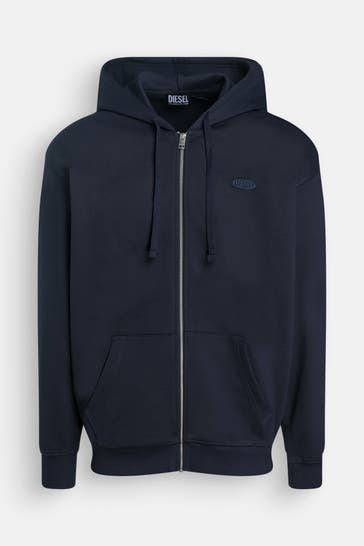 DIESEL Sweatjacke dunkelblau