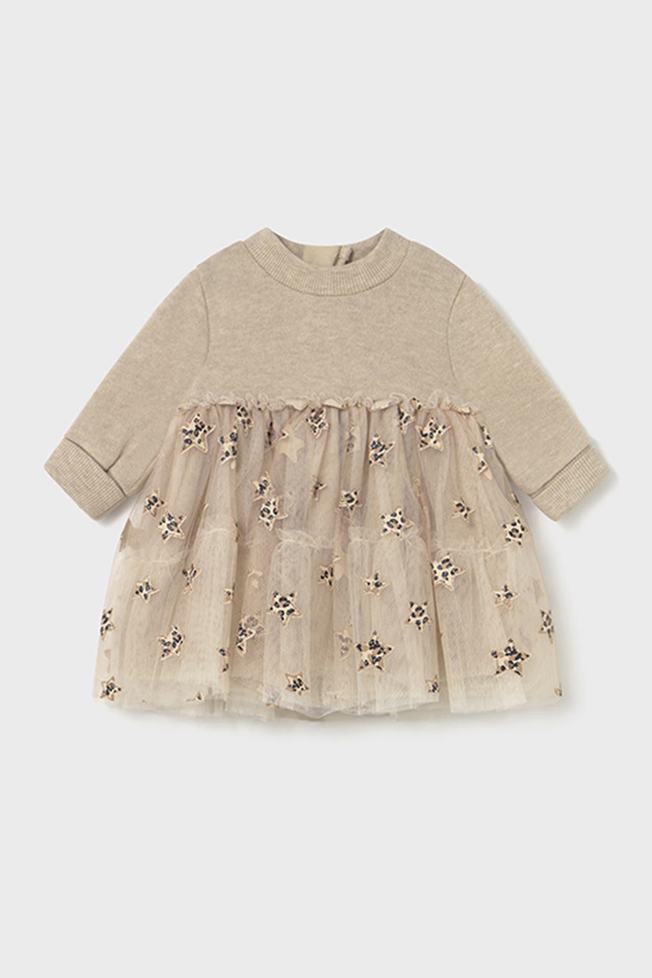 MAYORAL Kleid beige gemustert, Bild 1