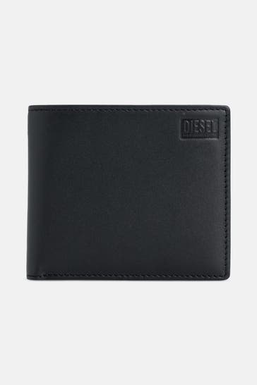 DIESEL Ledergeldbörse schwarz