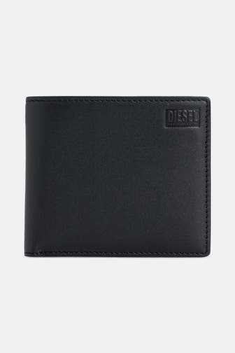 DIESEL Ledergeldbörse schwarz