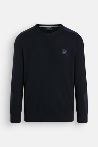 OLYMP Strickpullover dunkelblau