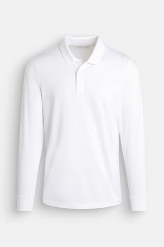 LACOSTE Funktions-Polo weiß