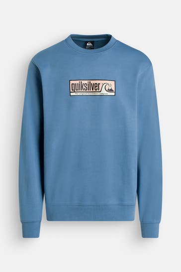 QUIKSILVER Sweatshirt taubenblau