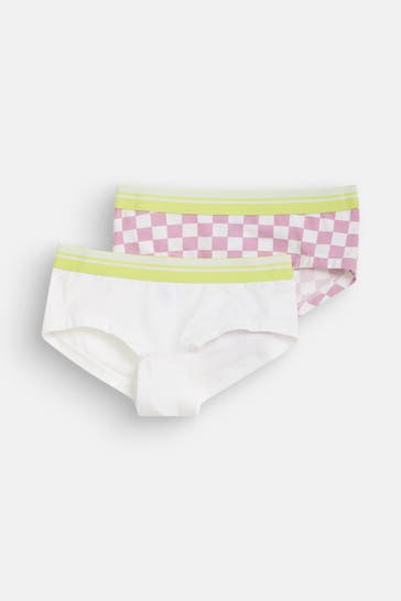 SANETTA 2er Pack Hipster weiß-gemustert