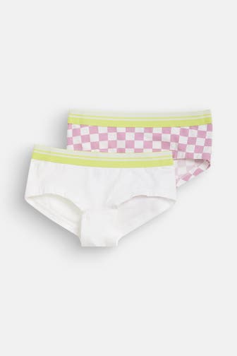 SANETTA 2er Pack Hipster weiß-gemustert