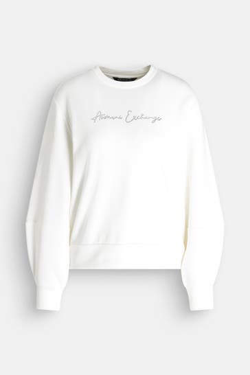 ARMANI EXCHANGE Sweatshirt weiß