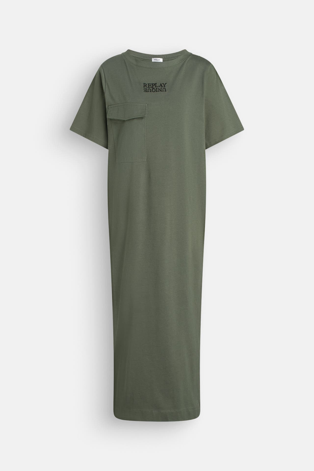 REPLAY T-Shirt-Kleid tannengrün, Bild 1
