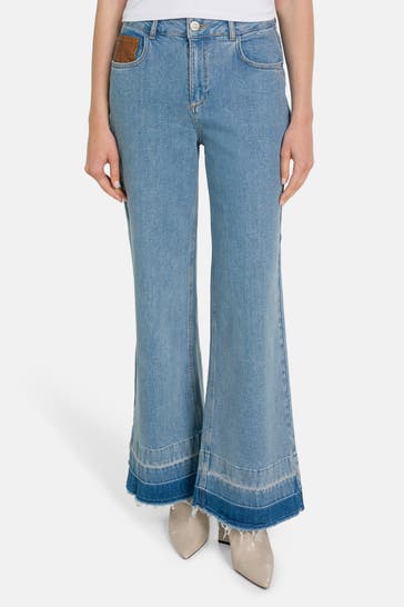 LA MARTINA Jeans blau wide