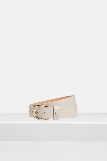AIGNER - Ledergürtel greige