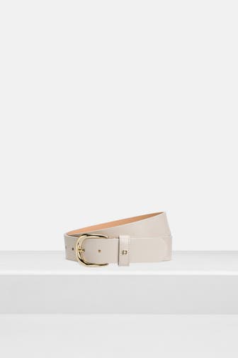 AIGNER Ledergürtel greige
